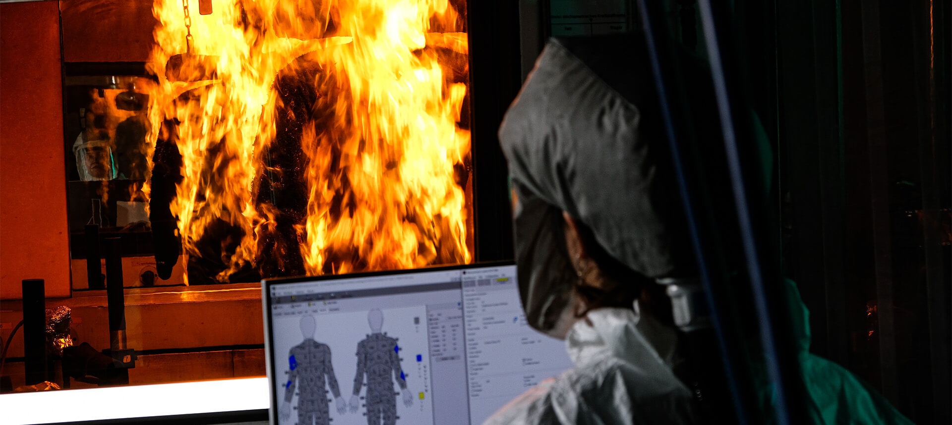 Flame resistant clothing testing methods